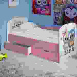 Детская кровать ''Карусель-2'' с фотопечатью цветная 160*80/190*80